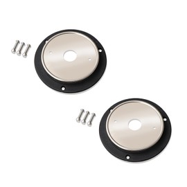 XTPTFABS [2Pcs Watermelon Light Mounting Bracket Adapter Kits/Round Marker Light Bezel Covers Compatible with trucks, RVs, trailers, etc.Watermelon Bunk Tail Light Bezel Mounting Bracket