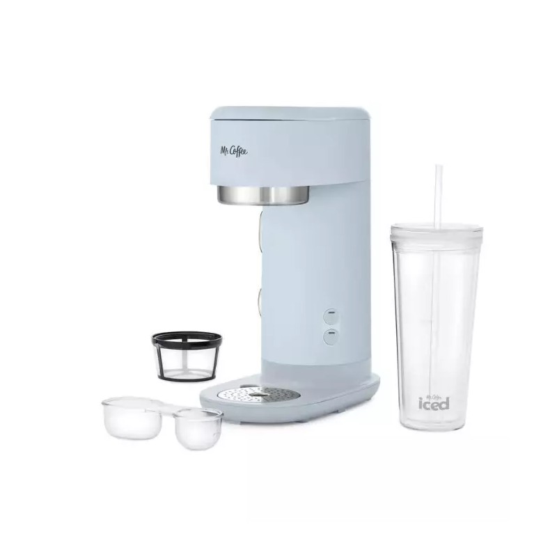 Mr. Coffee Iced Hot Single-Serve Coffee Maker w/ Reusable Tumbler