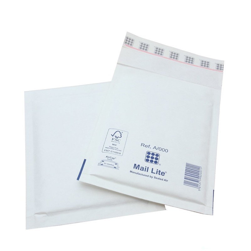 Mail Lite Size A/000 110 x 160 mm Padded Envelope