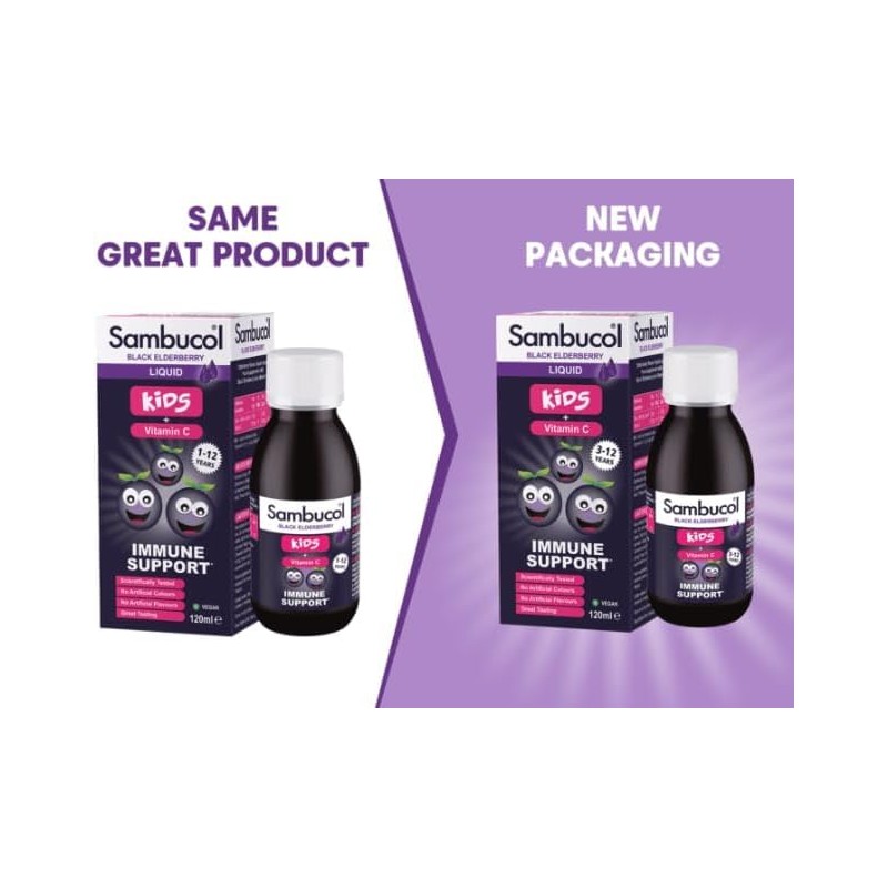 Generic Kids Sambucus Black Elderberry & Vitamin C | Immune