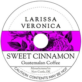Sweet Cinnamon Guatemalan Coffee (Single Serve K-Cup Pods) (Gourmet, Naturally Flavored, Whole Coffee Beans) (12 pods, ZIN: 574746)