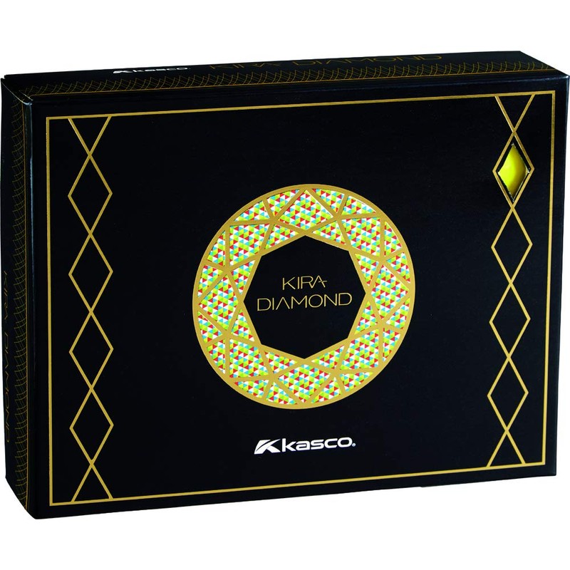 KASCO Kira Diamond Yellow Dozen Kira Diamond Golf Ball