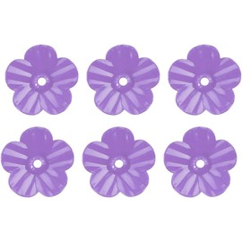6 PCS Decorative Replacement Flowers for Hummingbird Feeder, Slices Window Hanging Bird Feeder Decor with 4 Feeding Ports