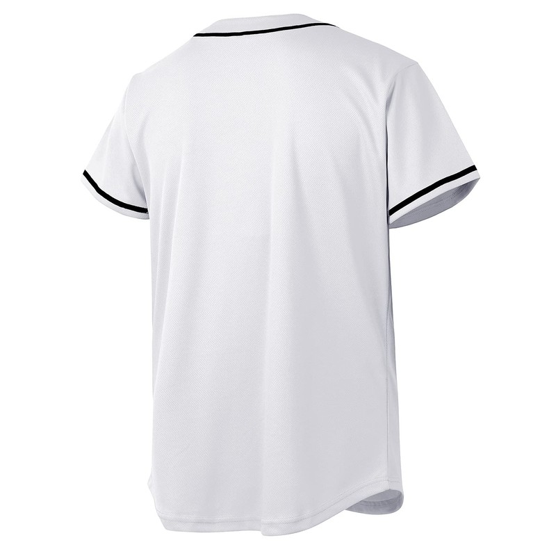 CUTHBERT Solid Baseball Jersey Shirt for Men and Women, Plain