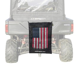 Gorilla Bag Universal UTV/Golf Cart/Marine/Outdoor Trash Mesh Bag (American Flag)
