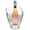 bar@drinkstuff Glacier Acrylic Curve Wine Bucket - Plastic Shatterproof Champagne