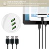 USB Built-in Socket, 3 Port USB Table Hub Desktop, 3.1