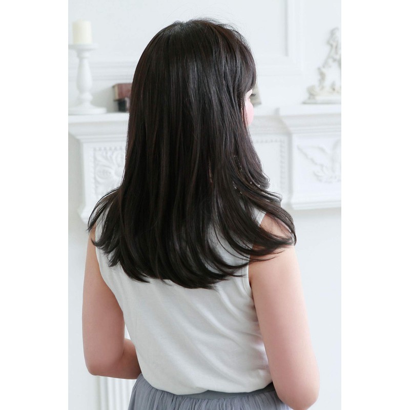 Priscilla BO-03 Long Hat Wig, Heat Resistant, TCK, Chocolat Black