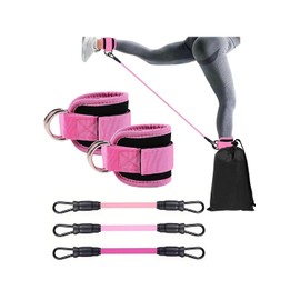 6Pcs Ankle Resistance Bands, Gym Equipment, Ankle Weights, Exercise Equipment for Home Use, Exercise, Gym Equipment for Home, Work out Equipment for Home for Women Legs and Glutes