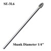 SE-3L6 Tungsten Carbide Burr Lengthened Rotary File Oval Egg Shape