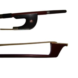 Merano 1/2 Size Ebony Frog String Bass Bow - German Style