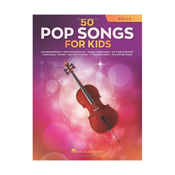 50 Pop Songs for Kids for Cello