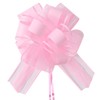 8 Pack Pull Bows for Gift Wrapping (6 Inch, Pink)