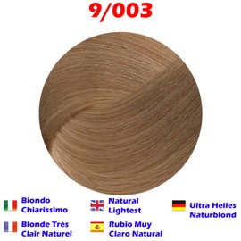 Artist Color Pro Tint Professional Hair Colour Light Blonde Natural Intensive with Ammonia 9/003