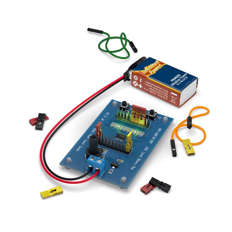 FRANZIS 67204 Learning Pack Basic Circuits of Digital Electronics Complete
