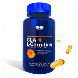 L-Carnitina + CLA (Ácido Linoleico Conjugado) - 4500mg Por Porcio - 90 Capsulas - Definicion Y Vitalidad - 5H8 NUTRITION