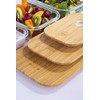 Umami Glass & Bamboo Meal Prep Container Set, 68 oz,