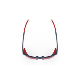 Rudy Project Unisex Starash Blue Navy Matte Multilaser Red Sunglasses, 63, navy