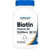 Nutricost Biotina (Vitamina B7) 10.000mcg (10mg), 120 Cápsulas