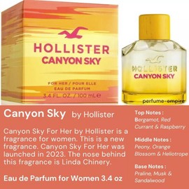 Canyon Sky By Hollister perfume for women EDP 3.3 / 3.4 oz New in Box