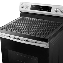 Ligebul Silicone Stove Mat for Glass Top Stove, 28x20In Stove Top Covers for Electric Stove Top Cover Heat Resistant Silicone Electric Stove Top Cover Mat Protector -Black