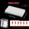 60pcs Silk Fiberglass Nail Extensions Silk Fiberglass Gel Set Nail