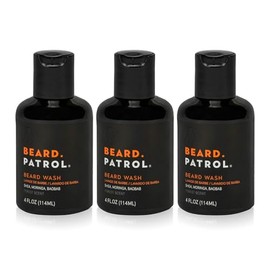 Beard Patrol Beard Wash Cleanser and Conditioner in One - Pack of 3