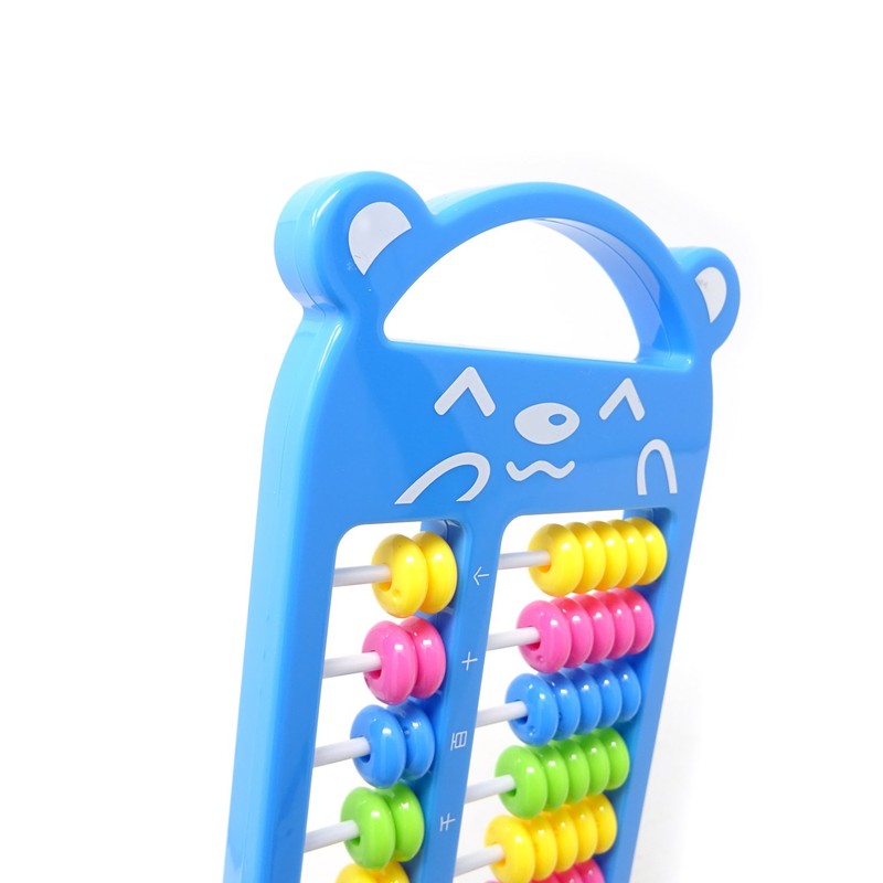 Honbay Cartoon Bear 11 Digits Plastic Chinese Abacus Soroban Arithmetic