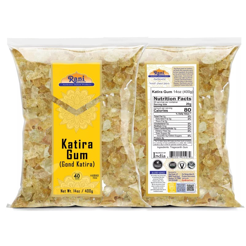 Rani Edible Gum Whole (Goonder Tragacanth Gum) 14oz (400g)