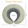 Alaoo Kid's Travel Neck Pillow, Comfortable Support Heads Pillow for