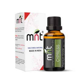 MNT Cypress Essential Oil 100% Pure Natural & Therapeutic Grade for Aromatherapy, Massage Suitable for All Skin (30ML)