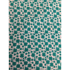 Benartex ST PATRICK'S DAY LUCKY GNOMES MINI GREEN CLOVERS ON WHITE BY BENARTEX Fabric HY