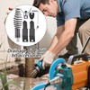 Drain Auger Chain Attachment | Pipeline Cleaning Cutting Combination Set