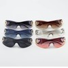YAMEIZE Trendy Y2K Wraparound Heart Sunglasses - for Women Men