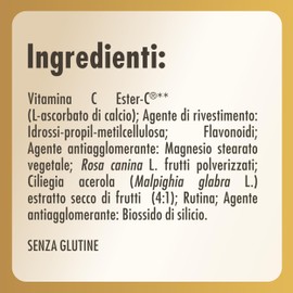 Solgar Ester-C® Plus 500, 100 Capsule Vegetali - Vitamina C pH Tamponato con Bioflavonoidi, Rosa Canina, Ciliegia Acerola e Rutina