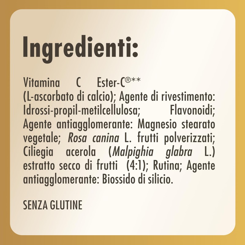 Solgar Ester-C® Plus 500, 100 Capsule Vegetali - Vitamina C