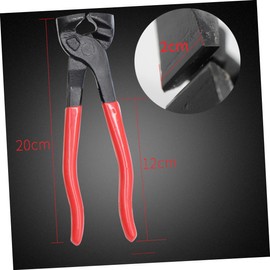 COHEALI 2pc Carbon Steel Glass Tile Cutter Pliers for Diy Home Decoration Includes Flat Pliers and Round Cutter Efficient and Cutting Tools