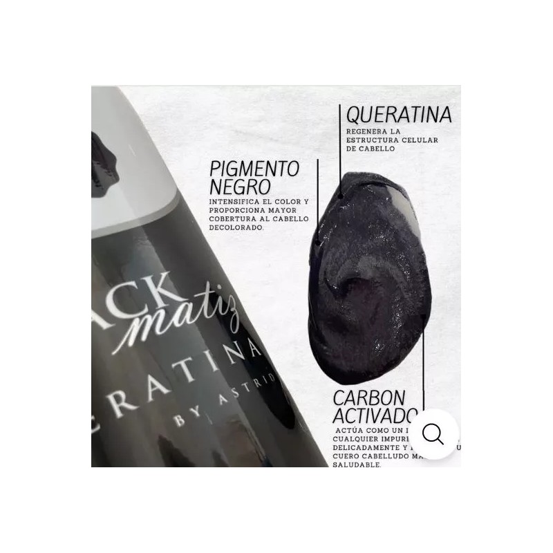 Jehesmipa Kit Shampoo Black Matiz Y Keratina Black Matiz