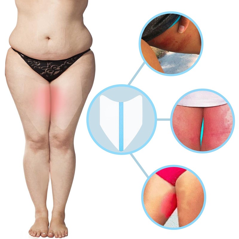 WOLAIYE Thigh Inner Anti Chafing Sticker,Thighs Prevention Anti Friction Pad,Invisible