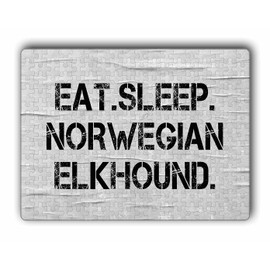 Makoroni - EAT Sleep Norwegian Elkhound - Jigsaw Puzzle 252 pcs, Desy46