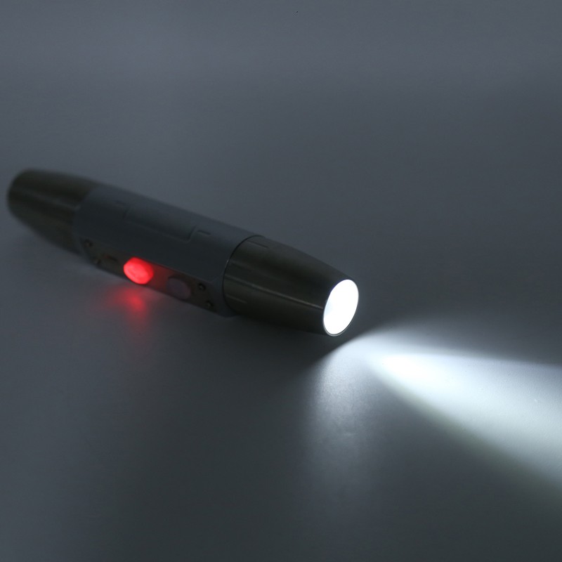 4 Lights Professional Flashlight Jewelry Identification USB Rechargeable Bright Torch