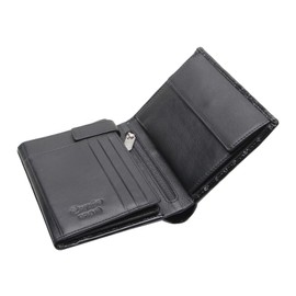 Esquire Nice RFID Protection Leather Wallet 11 cm, black, rfid wallet