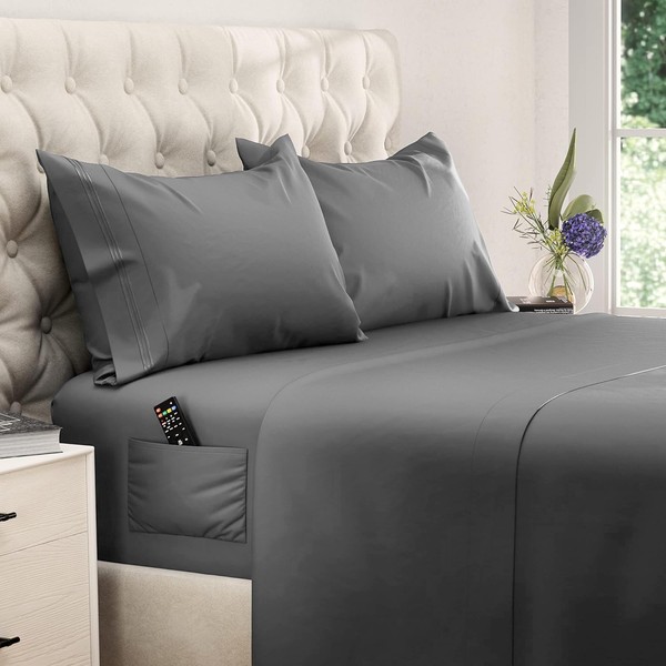DREAMCARE Full Size Sheets - Cooling Bed Sheets - 4pcs