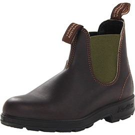 Blundstone Unisex Original 500 Series, Stout Brown/Olive, 5.5 M US Mens/ 7.5 M US Womens/ 4.5 AU