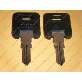 FIC RV Motorhome Trailer 2 Keys Cut to Lock/Key Number from CF301 to CF325-2 Working Keys Travel Trailer Motor Home Toy Hauler ILCO Keys (CF316)