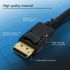 Omnihil 10 Feet LongGold Plated DisplayPort Cable Compatible with Dell