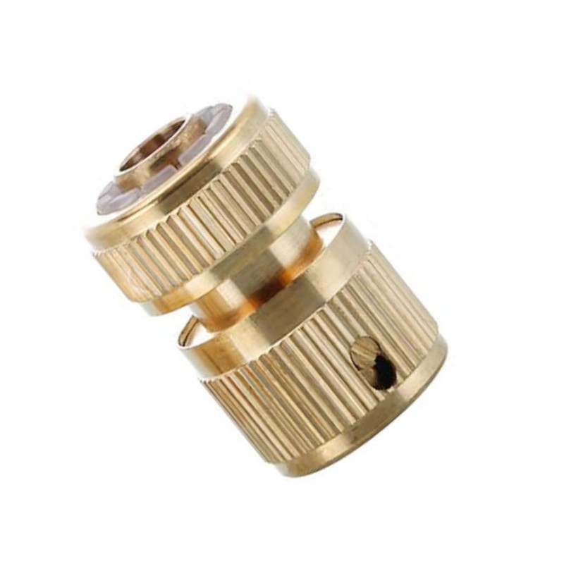 ViLiyDuo Pack of 4 brass hose connectors, garden hose, quick