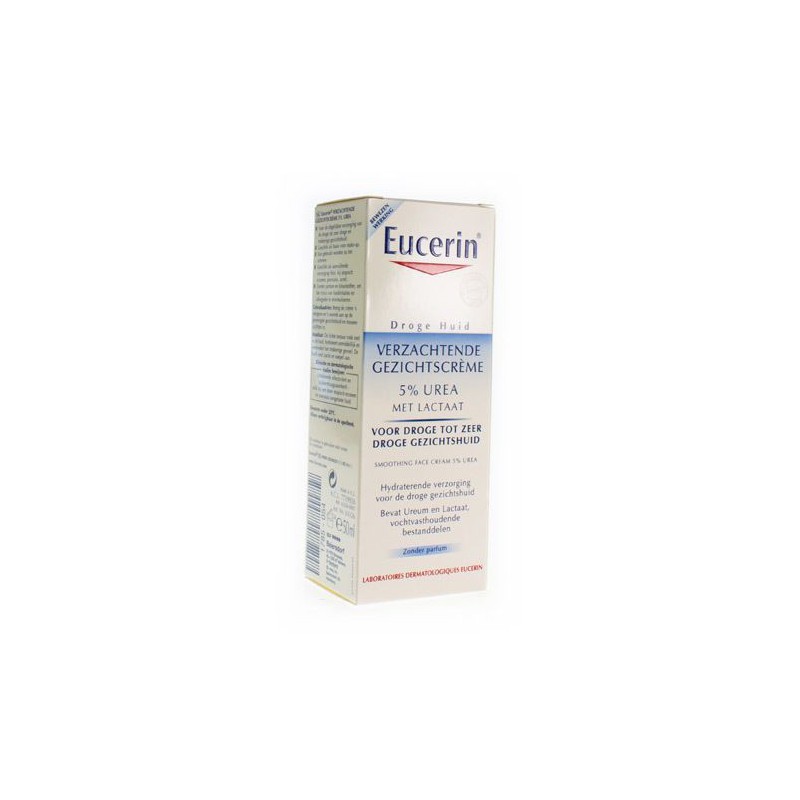 Eucerin Peau Seche Creme Visage 5% Uree Tube 50ml