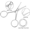 3 Pieces Nose Hair Scissors Rounded Tip Scissors Facial Hair