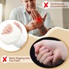 Nuanchu 4 Pcs Palm Protectors for Right Hand Finger Contracture